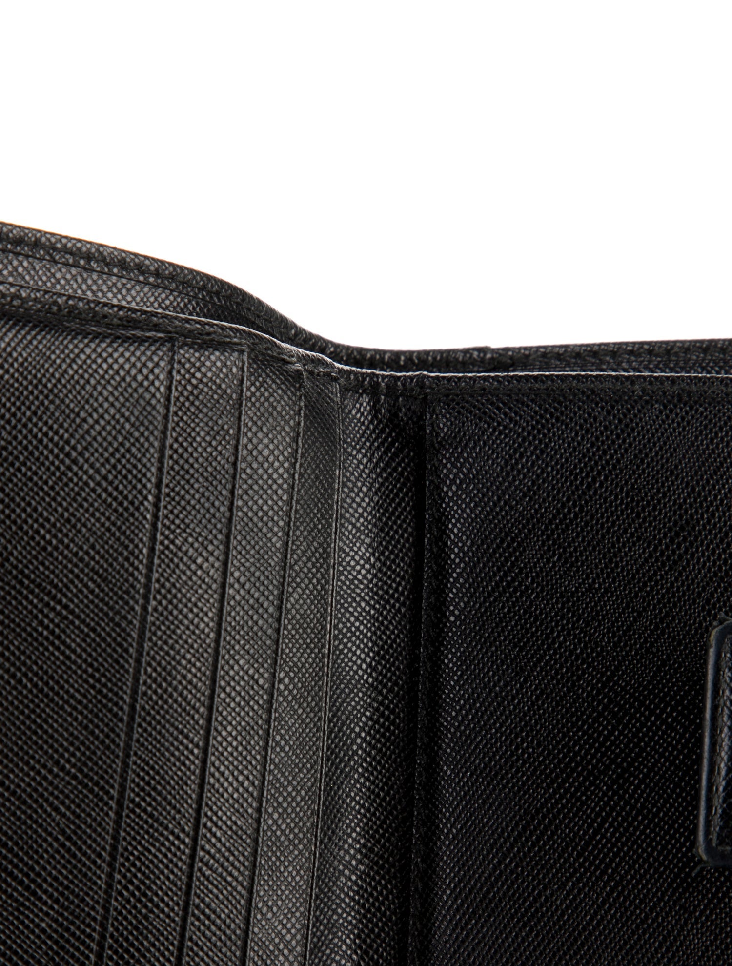 Prada Saffiano Lux Leather Compact Wallet